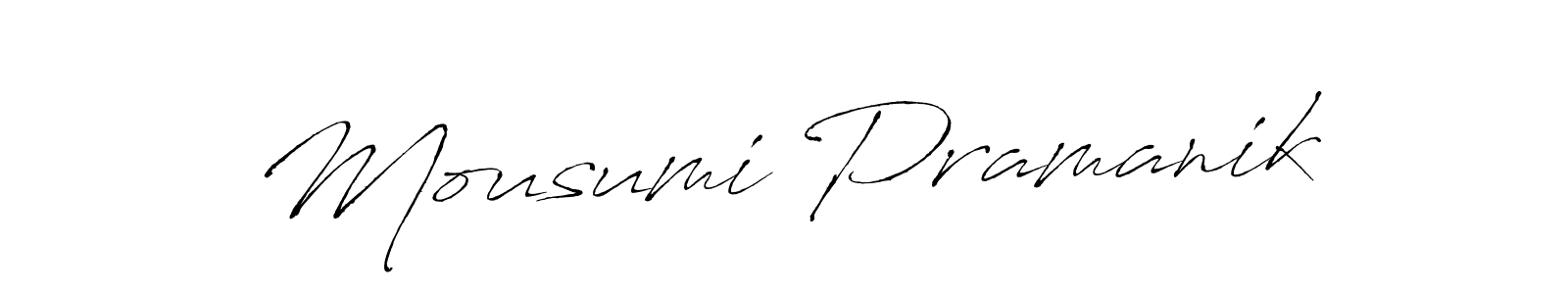 You should practise on your own different ways (Antro_Vectra) to write your name (Mousumi Pramanik) in signature. don't let someone else do it for you. Mousumi Pramanik signature style 6 images and pictures png