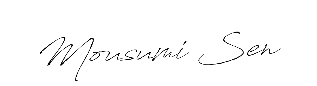 Make a beautiful signature design for name Mousumi Sen. Use this online signature maker to create a handwritten signature for free. Mousumi Sen signature style 6 images and pictures png