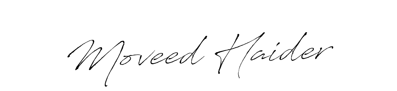 How to make Moveed Haider signature? Antro_Vectra is a professional autograph style. Create handwritten signature for Moveed Haider name. Moveed Haider signature style 6 images and pictures png