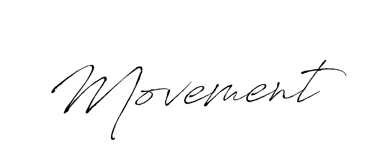 Use a signature maker to create a handwritten signature online. With this signature software, you can design (Antro_Vectra) your own signature for name Movement. Movement signature style 6 images and pictures png