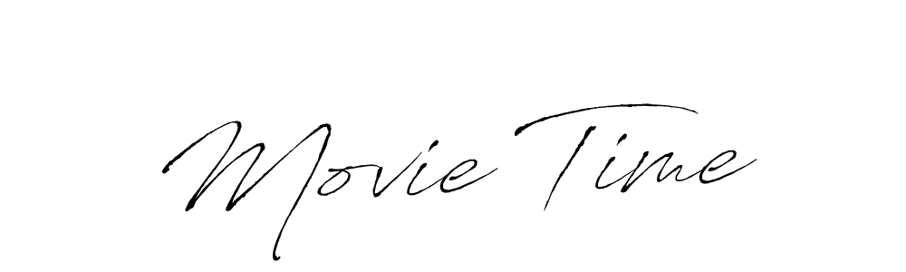 Antro_Vectra is a professional signature style that is perfect for those who want to add a touch of class to their signature. It is also a great choice for those who want to make their signature more unique. Get Movie Time name to fancy signature for free. Movie Time signature style 6 images and pictures png