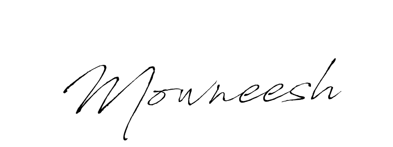Also You can easily find your signature by using the search form. We will create Mowneesh name handwritten signature images for you free of cost using Antro_Vectra sign style. Mowneesh signature style 6 images and pictures png