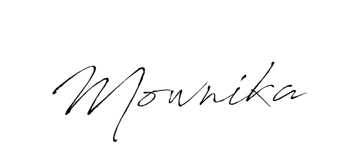 Also we have Mownika name is the best signature style. Create professional handwritten signature collection using Antro_Vectra autograph style. Mownika signature style 6 images and pictures png