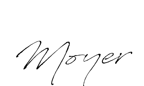 Make a beautiful signature design for name Moyer. With this signature (Antro_Vectra) style, you can create a handwritten signature for free. Moyer signature style 6 images and pictures png