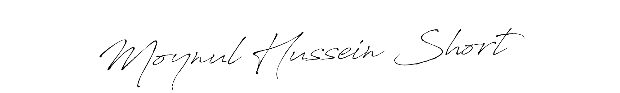 Make a beautiful signature design for name Moynul Hussein Short. With this signature (Antro_Vectra) style, you can create a handwritten signature for free. Moynul Hussein Short signature style 6 images and pictures png