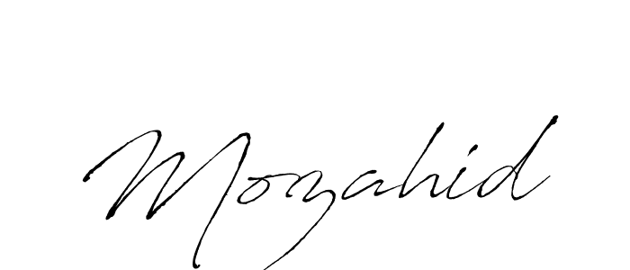 How to make Mozahid signature? Antro_Vectra is a professional autograph style. Create handwritten signature for Mozahid name. Mozahid signature style 6 images and pictures png