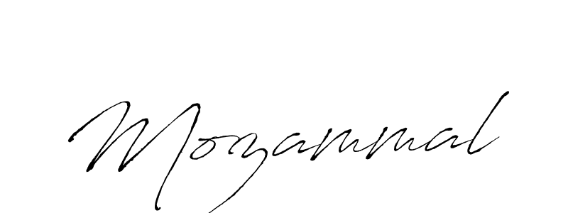 Design your own signature with our free online signature maker. With this signature software, you can create a handwritten (Antro_Vectra) signature for name Mozammal. Mozammal signature style 6 images and pictures png