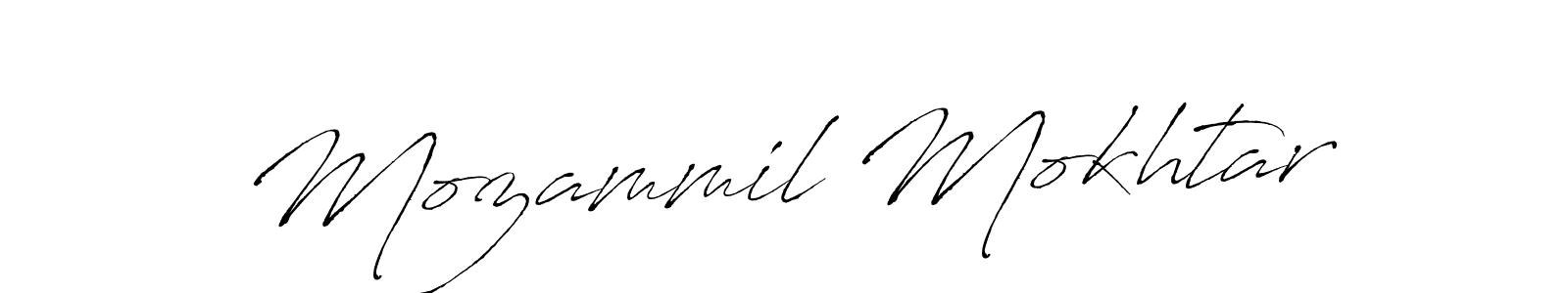 This is the best signature style for the Mozammil Mokhtar name. Also you like these signature font (Antro_Vectra). Mix name signature. Mozammil Mokhtar signature style 6 images and pictures png