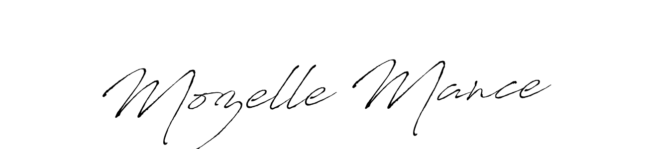 Antro_Vectra is a professional signature style that is perfect for those who want to add a touch of class to their signature. It is also a great choice for those who want to make their signature more unique. Get Mozelle Mance name to fancy signature for free. Mozelle Mance signature style 6 images and pictures png