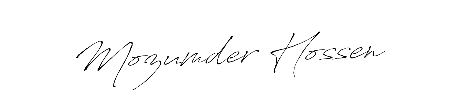 You should practise on your own different ways (Antro_Vectra) to write your name (Mozumder Hossen) in signature. don't let someone else do it for you. Mozumder Hossen signature style 6 images and pictures png