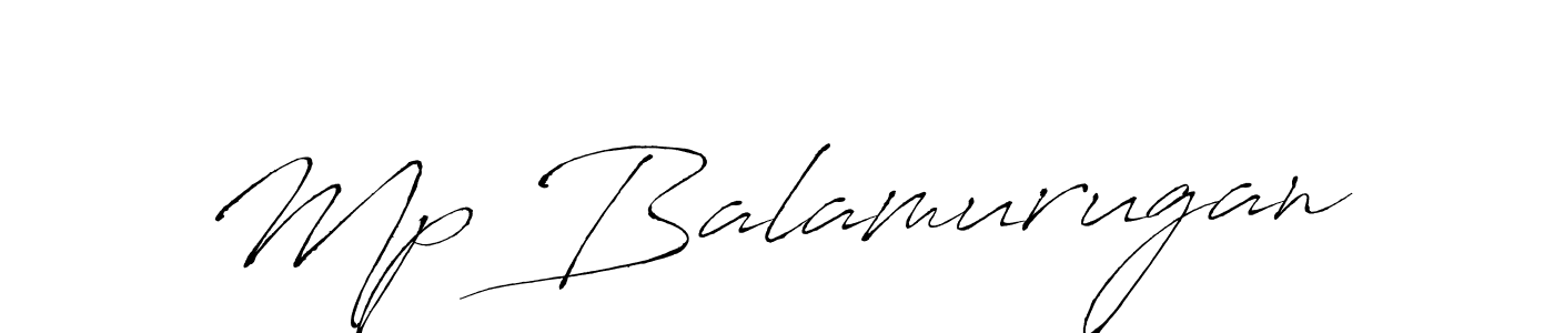 Mp Balamurugan stylish signature style. Best Handwritten Sign (Antro_Vectra) for my name. Handwritten Signature Collection Ideas for my name Mp Balamurugan. Mp Balamurugan signature style 6 images and pictures png