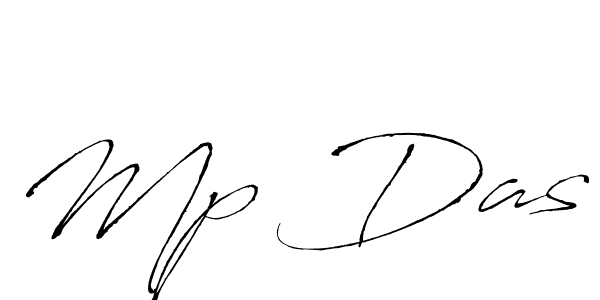 How to make Mp Das signature? Antro_Vectra is a professional autograph style. Create handwritten signature for Mp Das name. Mp Das signature style 6 images and pictures png