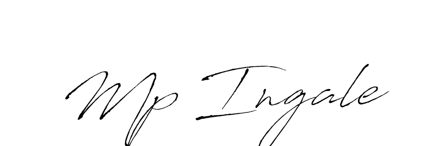 Design your own signature with our free online signature maker. With this signature software, you can create a handwritten (Antro_Vectra) signature for name Mp Ingale. Mp Ingale signature style 6 images and pictures png