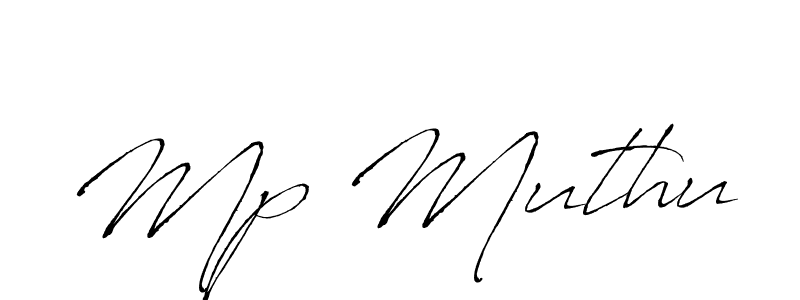 You should practise on your own different ways (Antro_Vectra) to write your name (Mp Muthu) in signature. don't let someone else do it for you. Mp Muthu signature style 6 images and pictures png