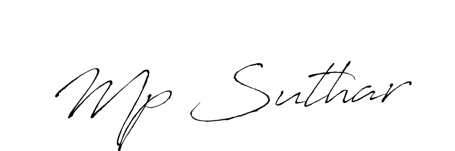 How to Draw Mp Suthar signature style? Antro_Vectra is a latest design signature styles for name Mp Suthar. Mp Suthar signature style 6 images and pictures png
