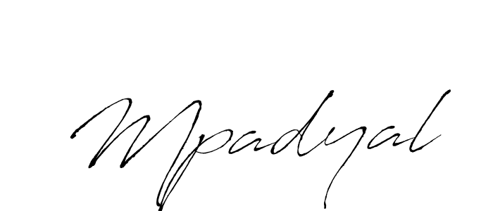 Mpadyal stylish signature style. Best Handwritten Sign (Antro_Vectra) for my name. Handwritten Signature Collection Ideas for my name Mpadyal. Mpadyal signature style 6 images and pictures png