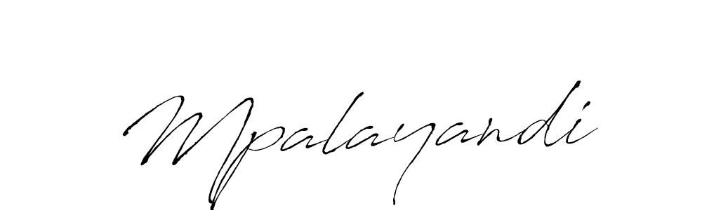 How to make Mpalayandi signature? Antro_Vectra is a professional autograph style. Create handwritten signature for Mpalayandi name. Mpalayandi signature style 6 images and pictures png