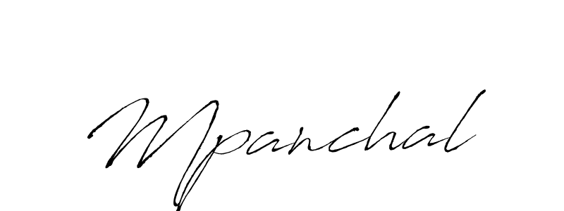 Design your own signature with our free online signature maker. With this signature software, you can create a handwritten (Antro_Vectra) signature for name Mpanchal. Mpanchal signature style 6 images and pictures png