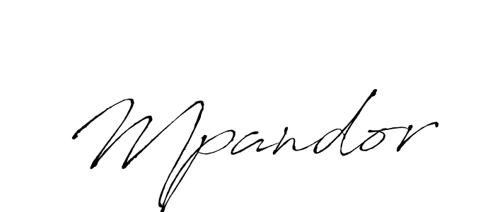 Use a signature maker to create a handwritten signature online. With this signature software, you can design (Antro_Vectra) your own signature for name Mpandor. Mpandor signature style 6 images and pictures png