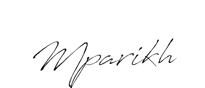 Use a signature maker to create a handwritten signature online. With this signature software, you can design (Antro_Vectra) your own signature for name Mparikh. Mparikh signature style 6 images and pictures png