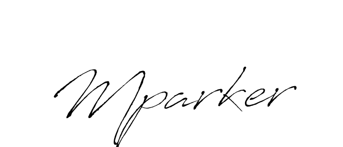 Use a signature maker to create a handwritten signature online. With this signature software, you can design (Antro_Vectra) your own signature for name Mparker. Mparker signature style 6 images and pictures png