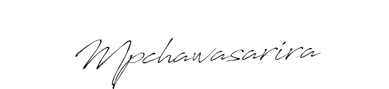 Make a beautiful signature design for name Mpchawasarira. With this signature (Antro_Vectra) style, you can create a handwritten signature for free. Mpchawasarira signature style 6 images and pictures png
