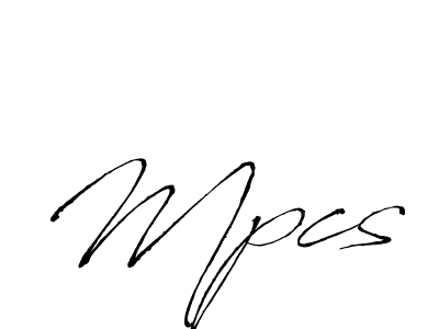 How to Draw Mpcs signature style? Antro_Vectra is a latest design signature styles for name Mpcs. Mpcs signature style 6 images and pictures png
