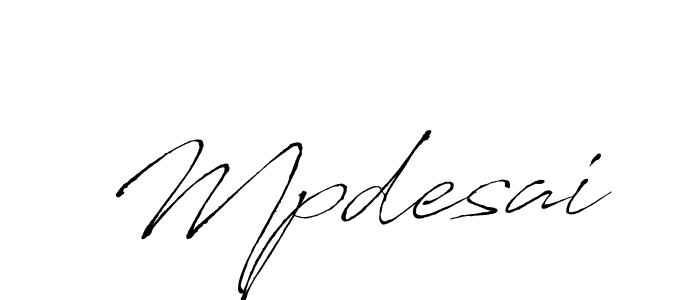 Also You can easily find your signature by using the search form. We will create Mpdesai name handwritten signature images for you free of cost using Antro_Vectra sign style. Mpdesai signature style 6 images and pictures png