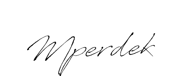 Mperdek stylish signature style. Best Handwritten Sign (Antro_Vectra) for my name. Handwritten Signature Collection Ideas for my name Mperdek. Mperdek signature style 6 images and pictures png