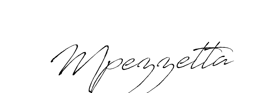 Create a beautiful signature design for name Mpezzetta. With this signature (Antro_Vectra) fonts, you can make a handwritten signature for free. Mpezzetta signature style 6 images and pictures png