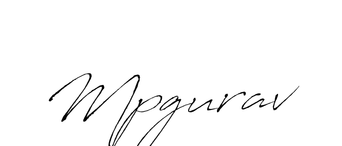 Make a beautiful signature design for name Mpgurav. With this signature (Antro_Vectra) style, you can create a handwritten signature for free. Mpgurav signature style 6 images and pictures png