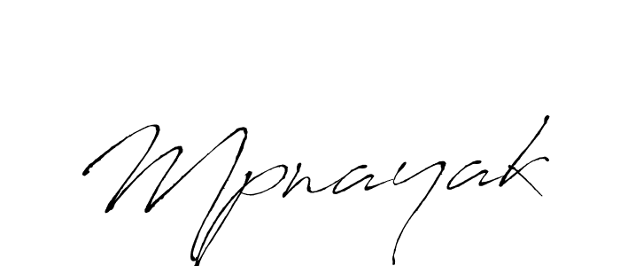 Design your own signature with our free online signature maker. With this signature software, you can create a handwritten (Antro_Vectra) signature for name Mpnayak. Mpnayak signature style 6 images and pictures png