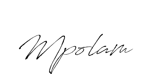 Best and Professional Signature Style for Mpolam. Antro_Vectra Best Signature Style Collection. Mpolam signature style 6 images and pictures png