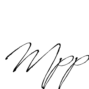 Design your own signature with our free online signature maker. With this signature software, you can create a handwritten (Antro_Vectra) signature for name Mpp. Mpp signature style 6 images and pictures png