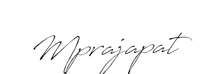 How to make Mprajapat name signature. Use Antro_Vectra style for creating short signs online. This is the latest handwritten sign. Mprajapat signature style 6 images and pictures png