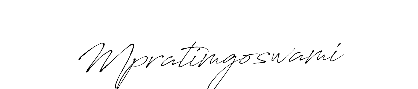 Mpratimgoswami stylish signature style. Best Handwritten Sign (Antro_Vectra) for my name. Handwritten Signature Collection Ideas for my name Mpratimgoswami. Mpratimgoswami signature style 6 images and pictures png