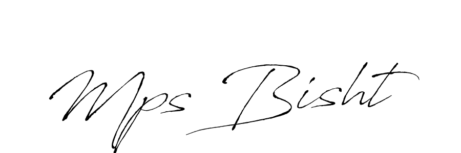 Similarly Antro_Vectra is the best handwritten signature design. Signature creator online .You can use it as an online autograph creator for name Mps Bisht. Mps Bisht signature style 6 images and pictures png