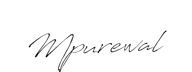 How to make Mpurewal name signature. Use Antro_Vectra style for creating short signs online. This is the latest handwritten sign. Mpurewal signature style 6 images and pictures png