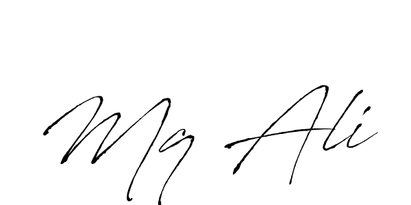 Mq Ali stylish signature style. Best Handwritten Sign (Antro_Vectra) for my name. Handwritten Signature Collection Ideas for my name Mq Ali. Mq Ali signature style 6 images and pictures png