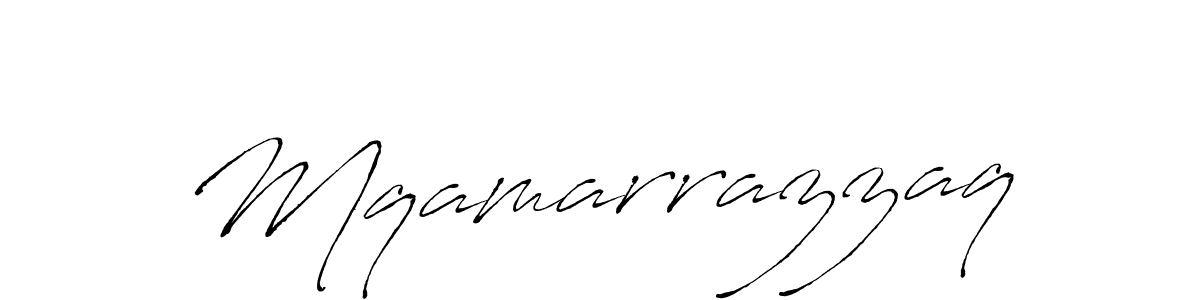 How to make Mqamarrazzaq signature? Antro_Vectra is a professional autograph style. Create handwritten signature for Mqamarrazzaq name. Mqamarrazzaq signature style 6 images and pictures png