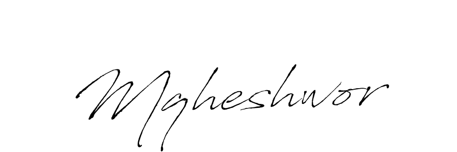 Antro_Vectra is a professional signature style that is perfect for those who want to add a touch of class to their signature. It is also a great choice for those who want to make their signature more unique. Get Mqheshwor name to fancy signature for free. Mqheshwor signature style 6 images and pictures png