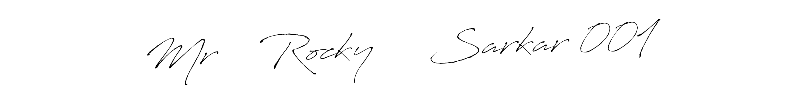 Make a short Mr    Rocky     Sarkar 001 signature style. Manage your documents anywhere anytime using Antro_Vectra. Create and add eSignatures, submit forms, share and send files easily. Mr    Rocky     Sarkar 001 signature style 6 images and pictures png
