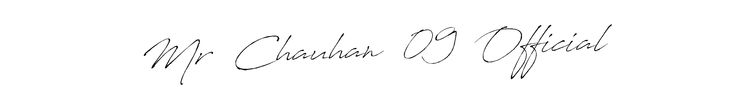 The best way (Antro_Vectra) to make a short signature is to pick only two or three words in your name. The name Mr  Chauhan  09  Official include a total of six letters. For converting this name. Mr  Chauhan  09  Official signature style 6 images and pictures png