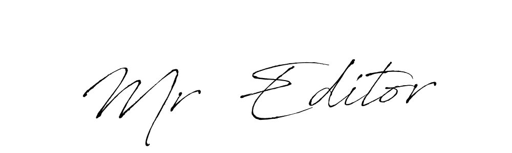 Make a beautiful signature design for name Mr  Editor. Use this online signature maker to create a handwritten signature for free. Mr  Editor signature style 6 images and pictures png