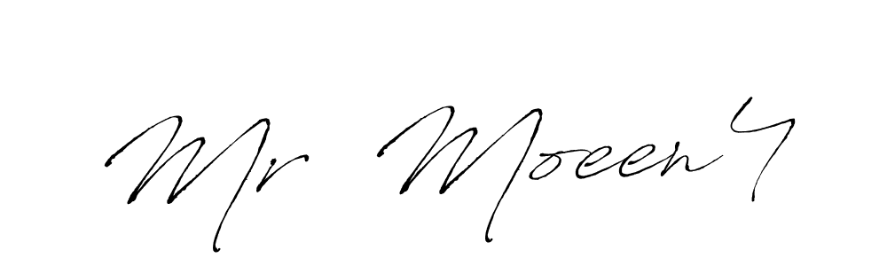 Antro_Vectra is a professional signature style that is perfect for those who want to add a touch of class to their signature. It is also a great choice for those who want to make their signature more unique. Get Mr  Moeen4 name to fancy signature for free. Mr  Moeen4 signature style 6 images and pictures png