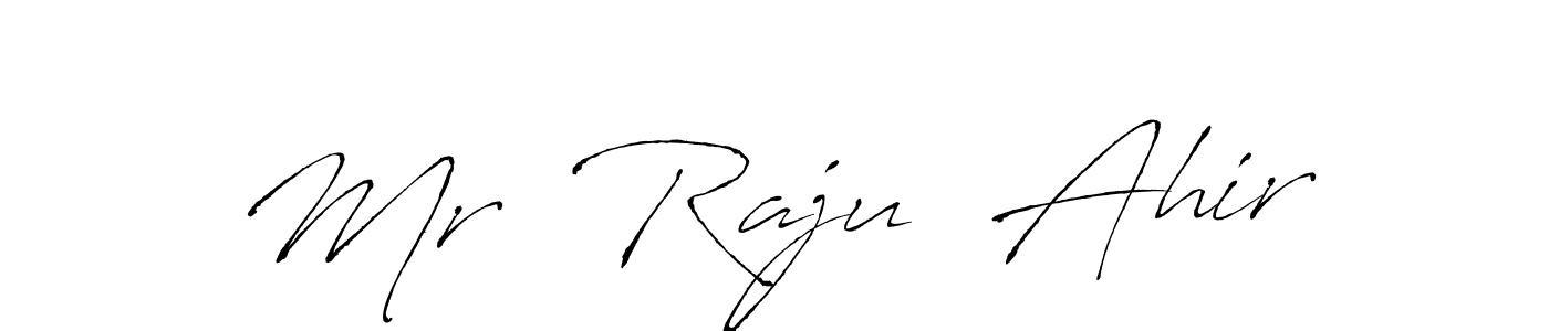 Once you've used our free online signature maker to create your best signature Antro_Vectra style, it's time to enjoy all of the benefits that Mr  Raju  Ahir name signing documents. Mr  Raju  Ahir signature style 6 images and pictures png