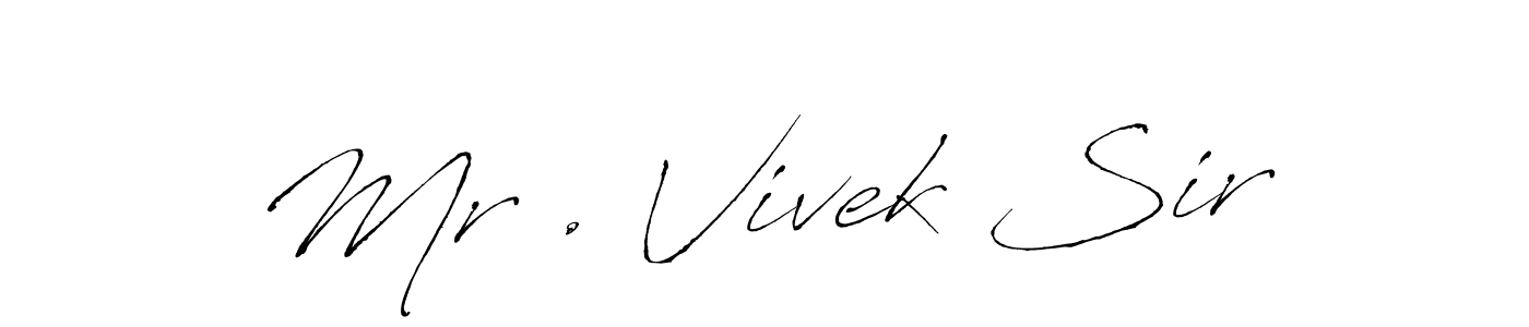 You can use this online signature creator to create a handwritten signature for the name Mr . Vivek Sir. This is the best online autograph maker. Mr . Vivek Sir signature style 6 images and pictures png