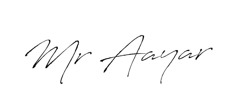 Use a signature maker to create a handwritten signature online. With this signature software, you can design (Antro_Vectra) your own signature for name Mr Aayar. Mr Aayar signature style 6 images and pictures png