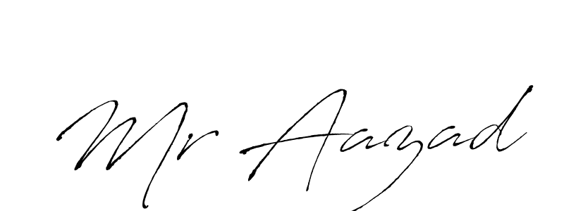 Mr Aazad stylish signature style. Best Handwritten Sign (Antro_Vectra) for my name. Handwritten Signature Collection Ideas for my name Mr Aazad. Mr Aazad signature style 6 images and pictures png