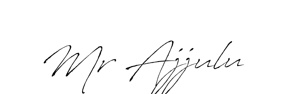 Design your own signature with our free online signature maker. With this signature software, you can create a handwritten (Antro_Vectra) signature for name Mr Ajjulu. Mr Ajjulu signature style 6 images and pictures png